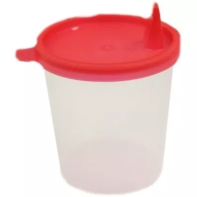 URINBECHER met klikdeksel, 1 stuk