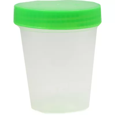 URINBECHER met schroefdop individueel verpakt, 1 stuk