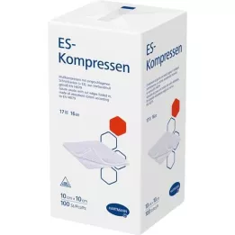 ES-KOMPRESSEN niet-steriel 10x10 cm 16-voudig, 100 st