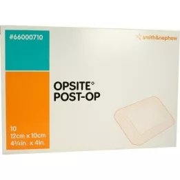 OPSITE Post-OP 10x12 cm verband individueel steriel, 10X1 stuks