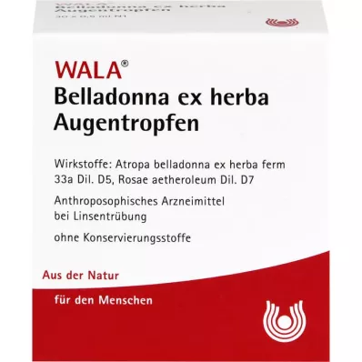 BELLADONNA EX HERBA Oogdruppels, 30X0,5 ml BELLADONNA EX HERBA Oogdruppels, 30X0,5 ml