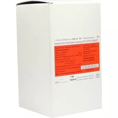 KOCHSALZLÖSUNG 0,9% infusieoplossing, 250 ml