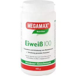 EIWEISS 100 Frambozenkwark Megamax-poeder, 400 g