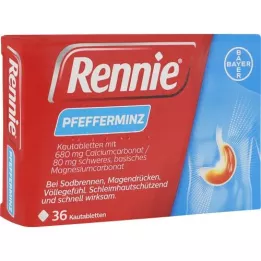 RENNIE Kauwtabletten, 36 stuks