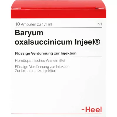 BARYUM oxalsuccinicum Injeel ampullen, 10 stuks BARYUM oxalsuccinicum Injeel ampullen, 10 stuks