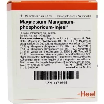 MAGNESIUM MANGANUM fosforicum Injeel-ampullen, 10 stuks