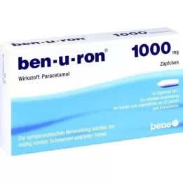 BEN-U-RON 1.000 mg zetpillen, 10 st