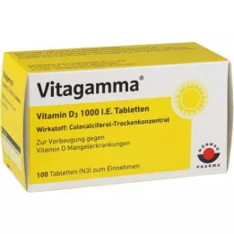 VITAGAMMA Vitamine D3 1.000 IE tabletten, 100 stuks