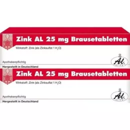 ZINK AL 25 mg bruistabletten, 40 stuks