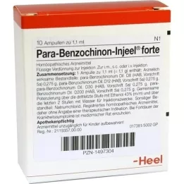 PARA BENZOCHINON Injeel forte ampullen, 10 stuks