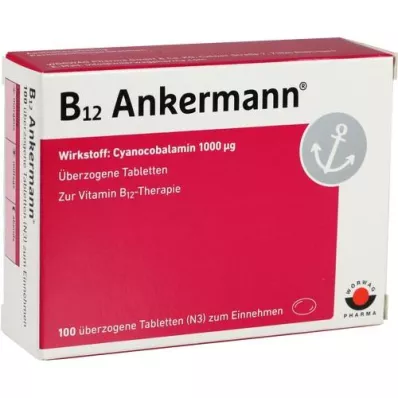 B12 ANKERMANN omhulde tabletten, 100 stuks