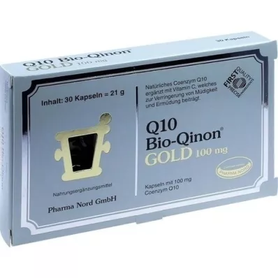Q10 BIO Qinon Gold 100 mg Pharma Nord-capsules, 30 st Q10 BIO Qinon Gold 100 mg Pharma Nord-capsules, 30 st