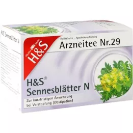 H&amp;S Sennabladeren N Filterzakken, 20X1,0 g