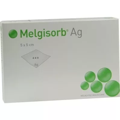 MELGISORB Ag-verband 5x5 cm, 10 st MELGISORB Ag-verband 5x5 cm, 10 st