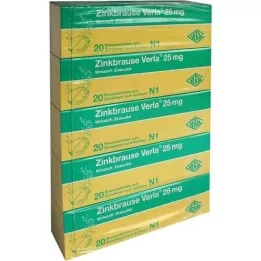 ZINKBRAUSE Verla 25 mg bruistabletten, 100 st