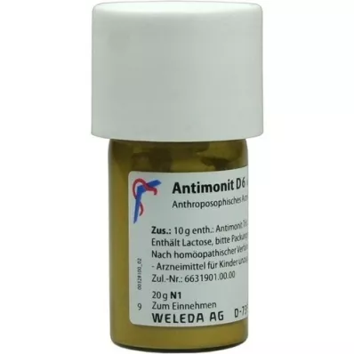 ANTIMONIT D 6 Trituratie, 20 g