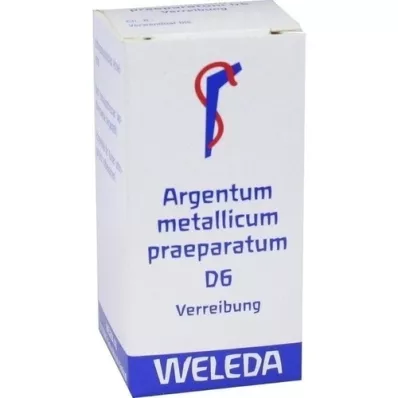 ARGENTUM METALLICUM praeparatum D 6 Trituratie, 20 g ARGENTUM METALLICUM praeparatum D 6 Trituratie, 20 g