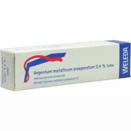 ARGENTUM METALLICUM PRAEPARATUM 0,4% zalf, 25 g