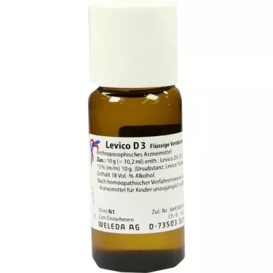 LEVICO D 3 Verdunning, 50 ml