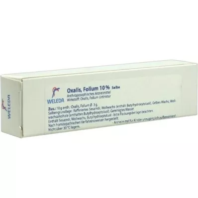 OXALIS FOLIUM 10% zalf, 25 g OXALIS FOLIUM 10% zalf, 25 g