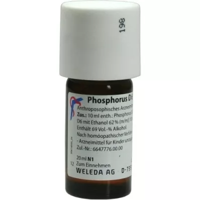 PHOSPHORUS D 6 Verdunning, 20 ml