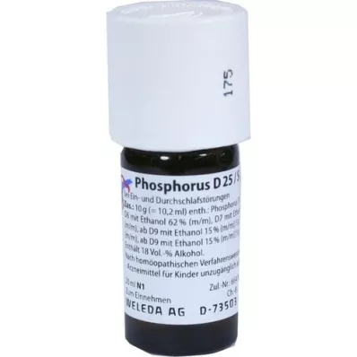 PHOSPHORUS D 25/Zwavel D 25 als mengsel, 20 ml