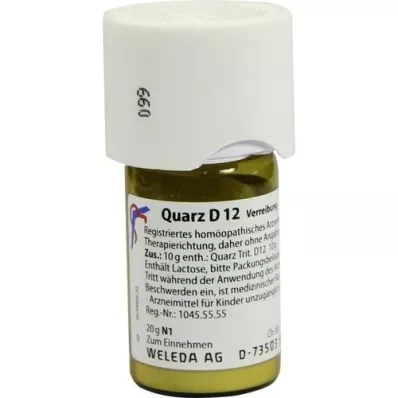 QUARZ D 12 Trituratie, 20 g QUARZ D 12 Trituratie, 20 g