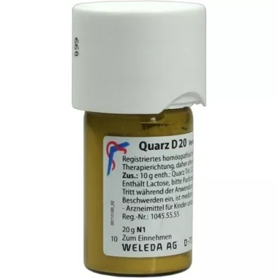 QUARZ D 20 Trituratie, 20 g QUARZ D 20 Trituratie, 20 g