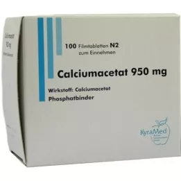 CALCIUMACETAT 950 mg filmomhulde tabletten, 100 stuks