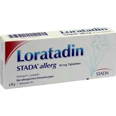 LORATADIN STADA 10 mg Allergabletten, 7 stuks LORATADIN STADA 10 mg Allergabletten, 7 stuks