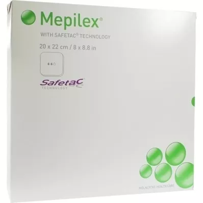 MEPILEX 20x22 cm schuimverband, 5 st