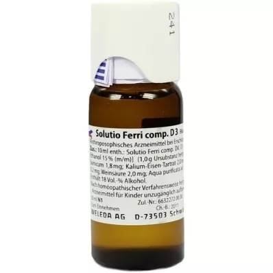 SOLUTIO FERRI comp.D 3 verdunning, 50 ml