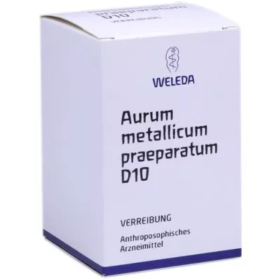 AURUM METALLICUM PRAEPARATUM D 10 Trituratie, 50 g AURUM METALLICUM PRAEPARATUM D 10 Trituratie, 50 g