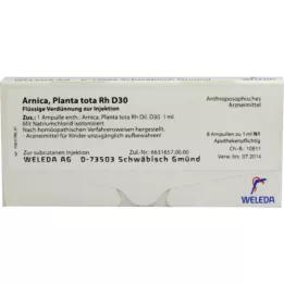 ARNICA PLANTA totaal Rh D 30 ampullen, 8X1 ml