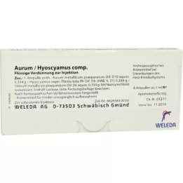 AURUM/HYOSCYAMUS comp. ampullen, 8X1 ml