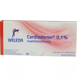 CARDIODORON 0,1% oplossing voor injectie, 8X1 ml