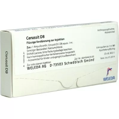 CERUSSIT D 8 ampullen, 8X1 ml CERUSSIT D 8 ampullen, 8X1 ml