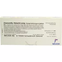 CHAMOMILLA/MALACHIT comp. ampullen, 8X1 ml
