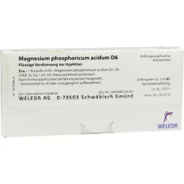 MAGNESIUM PHOSPHORICUM ACIDUM D 6 ampullen, 8X1 ml