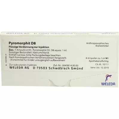 PYROMORPHIT D 8 ampullen, 8X1 ml PYROMORPHIT D 8 ampullen, 8X1 ml