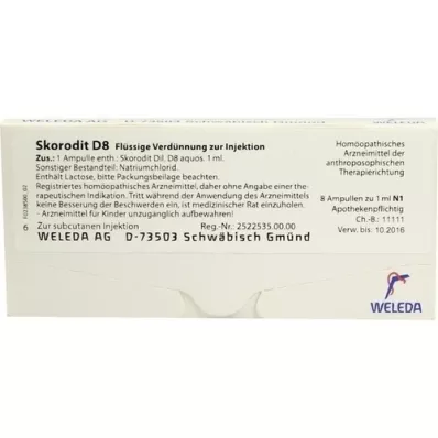 SKORODIT D 8 ampullen, 8X1 ml SKORODIT D 8 ampullen, 8X1 ml
