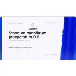 STANNUM METALLICUM praeparatum D 8 ampullen, 8X1 ml