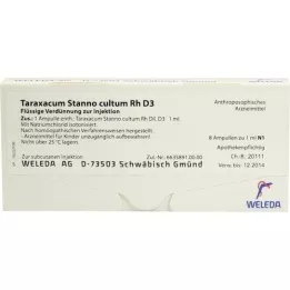 TARAXACUM STANNO cultum RH D 3 ampullen, 8X1 ml