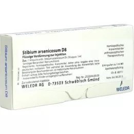 STIBIUM ARSENICOSUM D 8 ampullen, 8X1 ml