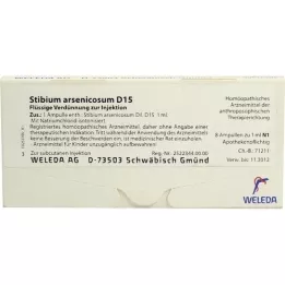 STIBIUM ARSENICOSUM D 15 ampullen, 8X1 ml