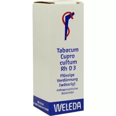 TABACUM CUPRO cultum Rh D 3 Verdunning, 20 ml TABACUM CUPRO cultum Rh D 3 Verdunning, 20 ml