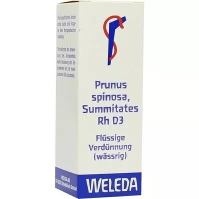 PRUNUS SPINOSA SUMMITATES Rh D 3 Verdunning, 20 ml