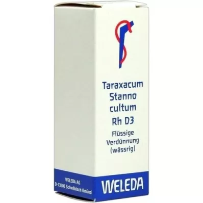 TARAXACUM STANNO cultum RH D 3 verdunning, 20 ml
