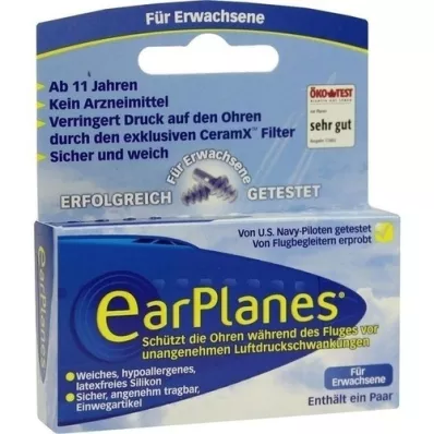 EARPLANES Volwassene/volwassenen, 2 st EARPLANES Volwassene/volwassenen, 2 st