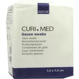 MULLKOMPRESSEN 7,5x7,5 cm niet-steriel 8-laags, 100 stuks